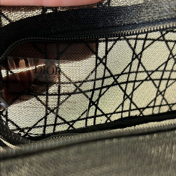 Dior Black Mesh Cosmetic Bag - Picture 6 of 6